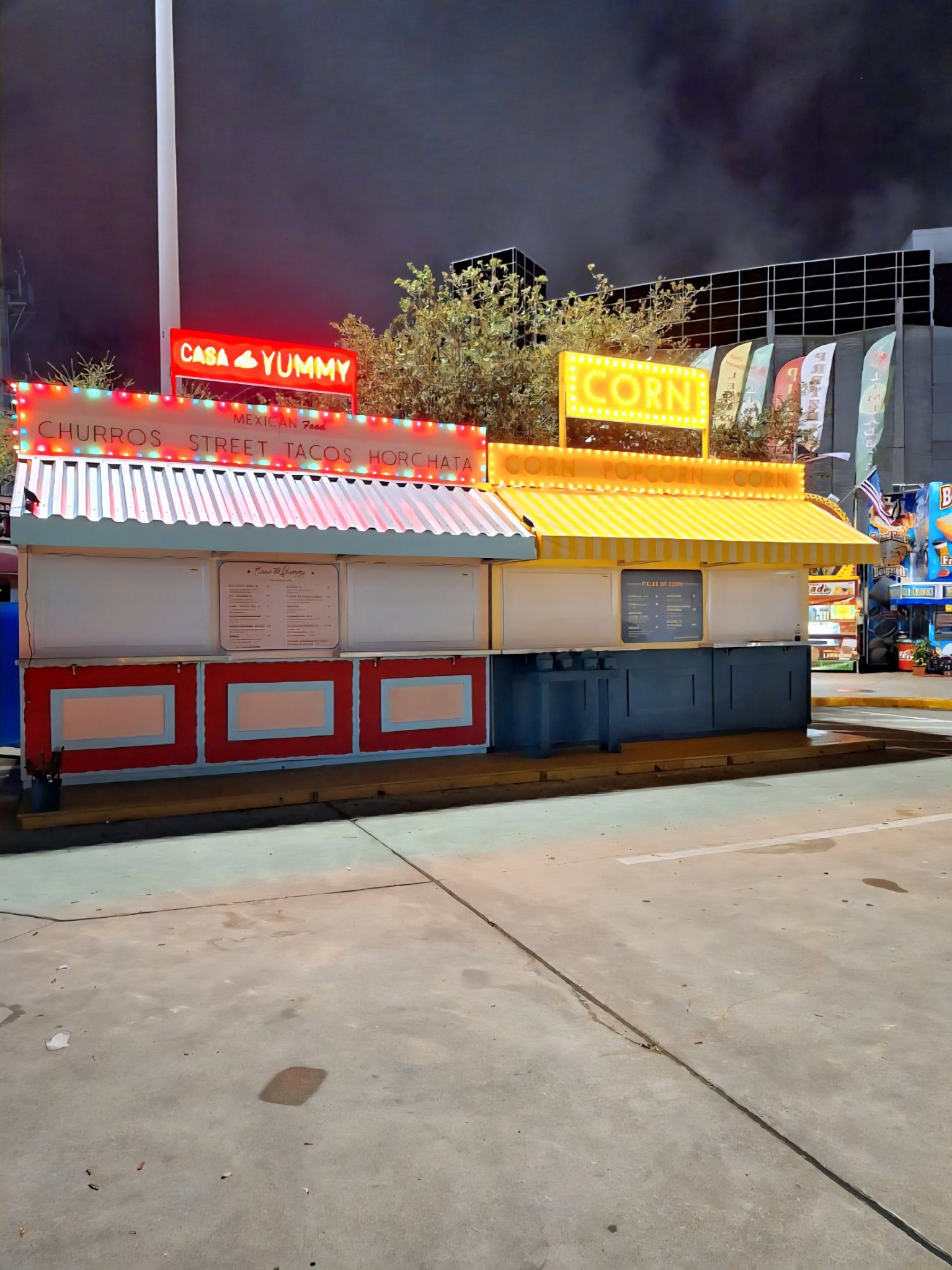 Commercial food stand build-out